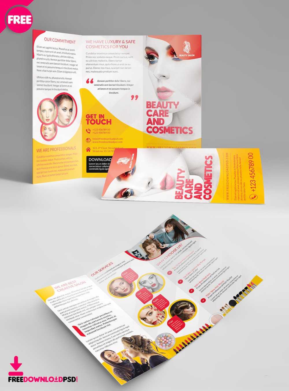 34 Best Free Brochure Mockups & Psd Templates 2019 – Colorlib Throughout Single Page Brochure Templates Psd