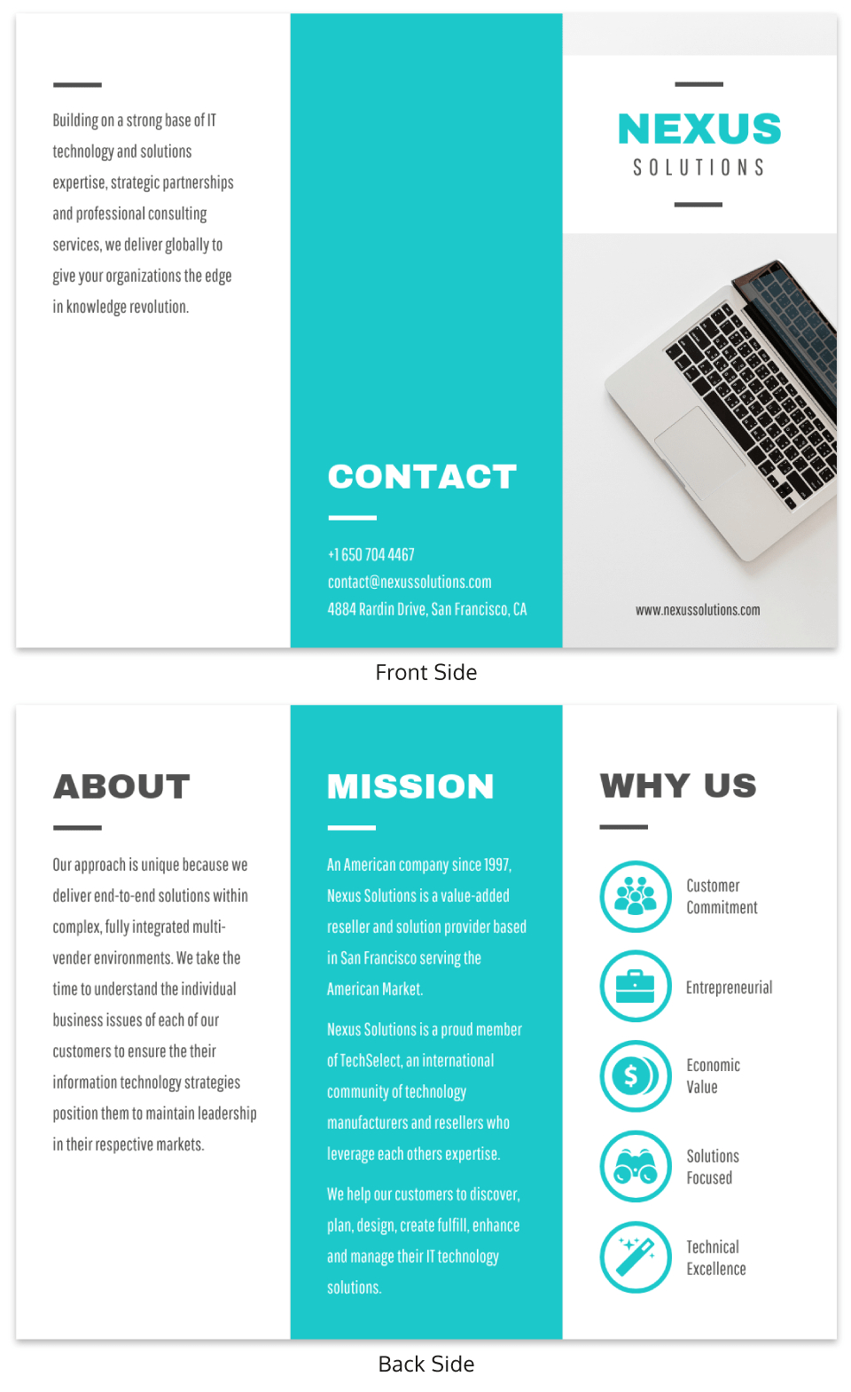 35+ Marketing Brochure Examples, Tips And Templates – Venngage In One Page Brochure Template