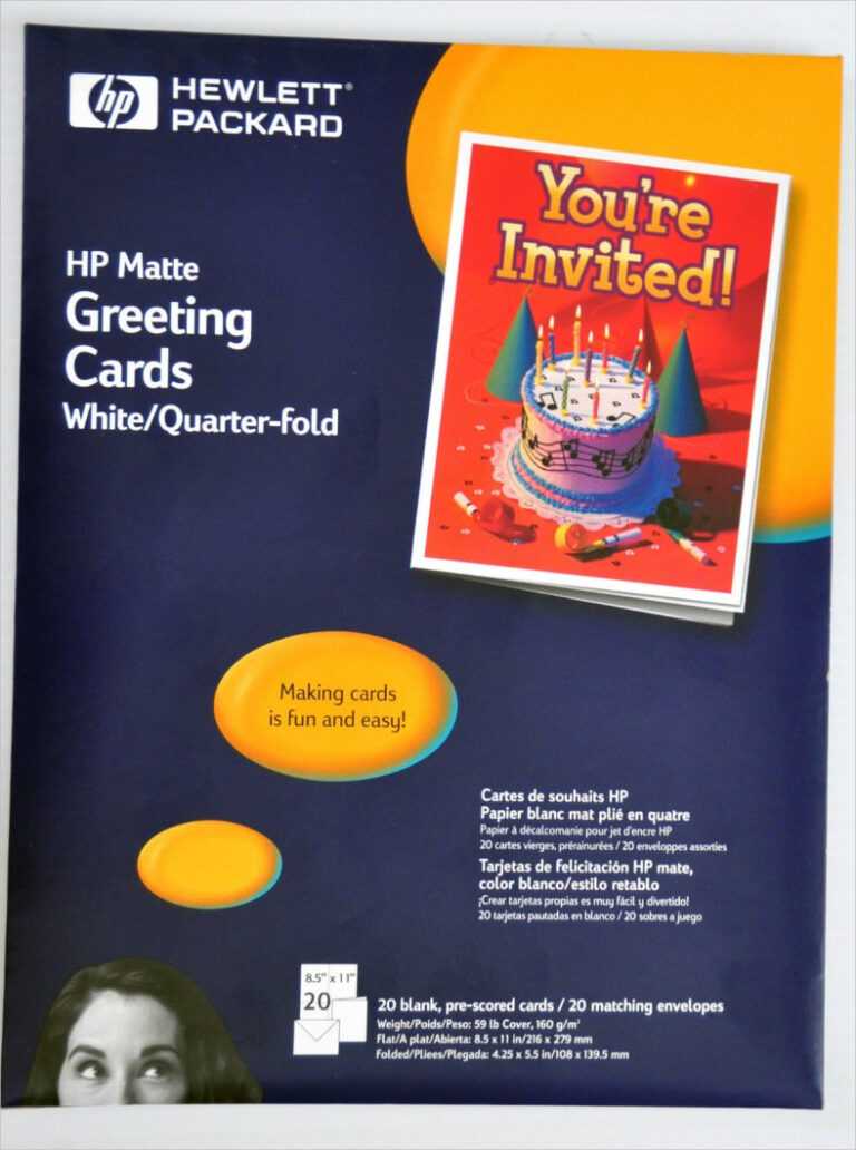 4+ Quarter Fold Card Templates Psd, Ai, Eps Free with Quarter Fold