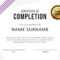 40 Fantastic Certificate Of Completion Templates [Word Inside Certificate Of Completion Free Template Word