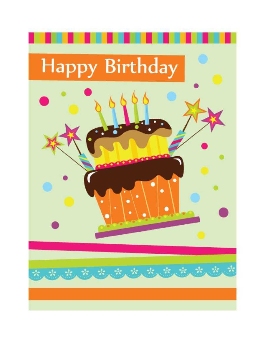 40+ Free Birthday Card Templates ᐅ Template Lab For Birthday Card Template Microsoft Word