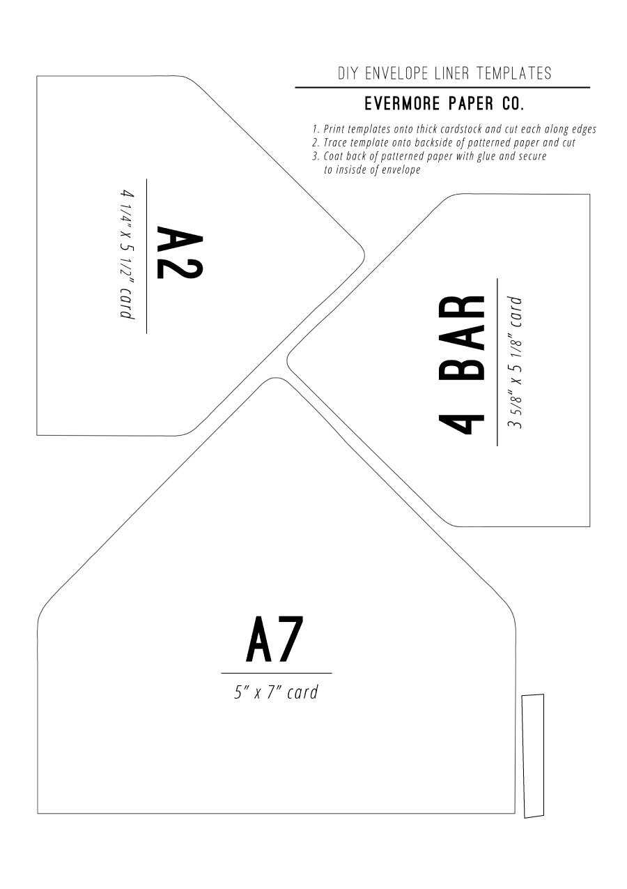 40+ Free Envelope Templates (Word + Pdf) ᐅ Template Lab Throughout Envelope Templates For Card Making