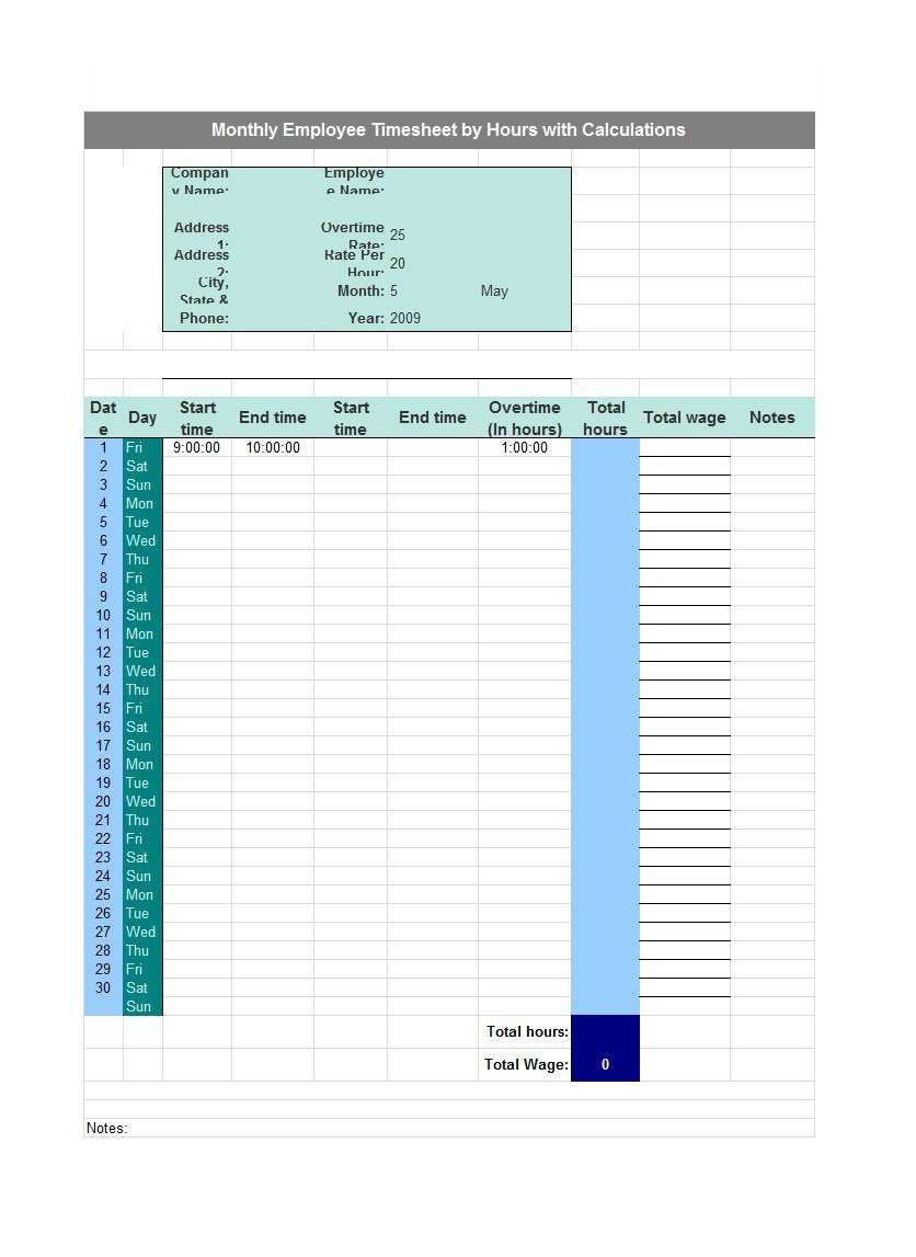 40 Free Timesheet Templates [In Excel] ᐅ Template Lab Pertaining To Sample Job Cards Templates