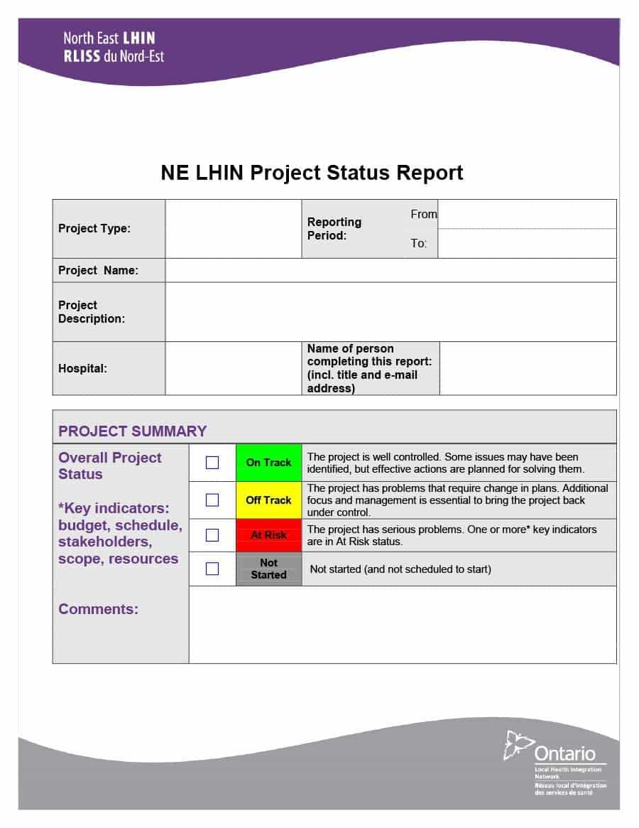 40+ Project Status Report Templates [Word, Excel, Ppt] ᐅ Pertaining To Weekly Project Status Report Template Powerpoint