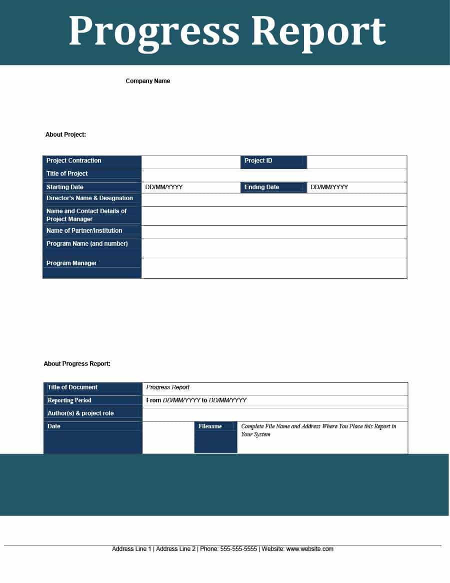 40+ Project Status Report Templates [Word, Excel, Ppt] ᐅ With Regard To Weekly Project Status Report Template Powerpoint