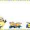 40Th Birthday Ideas: Birthday Invitation Template Minions Pertaining To Minion Card Template