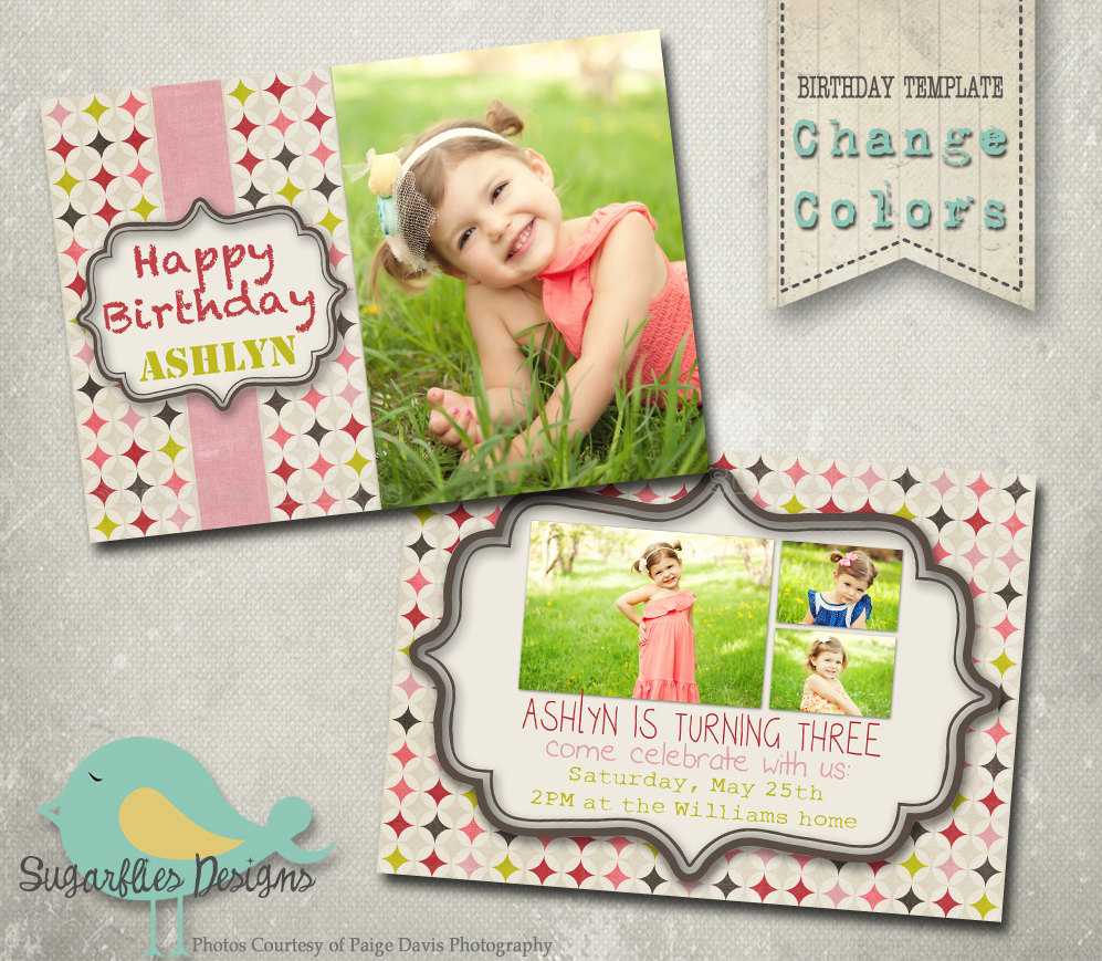 40Th Birthday Ideas: Birthday Invitation Templates Free Regarding Photoshop Birthday Card Template Free