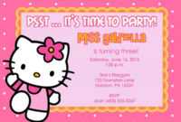 40Th Birthday Ideas: Hello Kitty Birthday Invitation in Hello Kitty Birthday Card Template Free