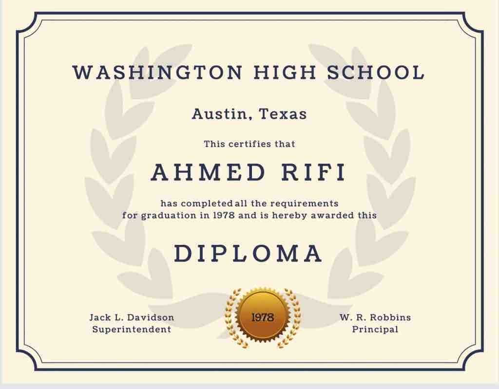 43+ High School Diploma Template Free Download [2020] Throughout University Graduation Certificate Template
