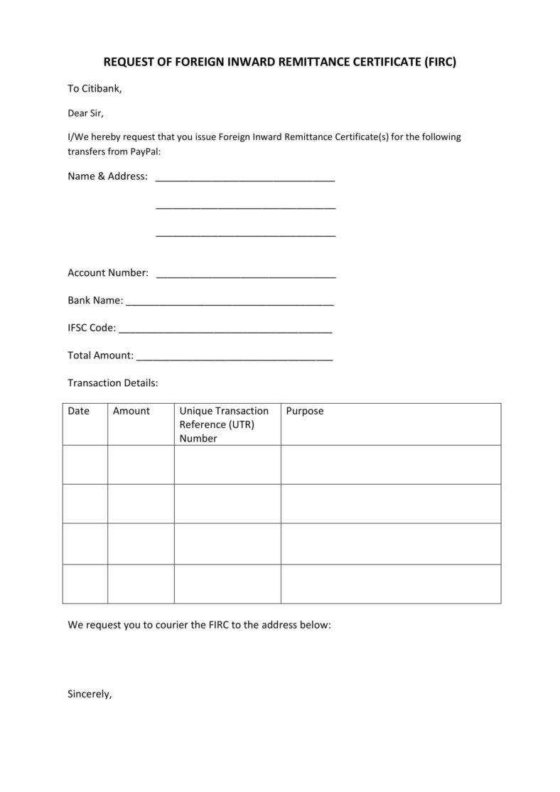 5+ Certification Request Letter Templates – Pdf | Free With Regard To Certificate Of Payment Template