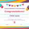 50 Free Creative Blank Certificate Templates In Psd With Children's Certificate Template