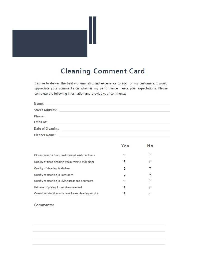 50 Printable Comment Card & Feedback Form Templates ᐅ Intended For Survey Card Template