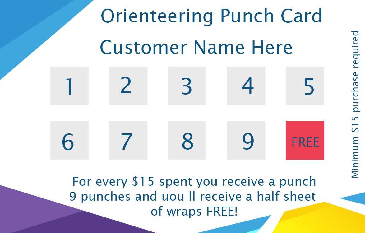 50+ Punch Card Templates – For Every Business (Boost For Business Punch Card Template Free
