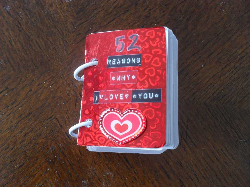 52 Reasons Why I Love You* | Tasteful Space Inside 52 Things I Love About You Deck Of Cards Template