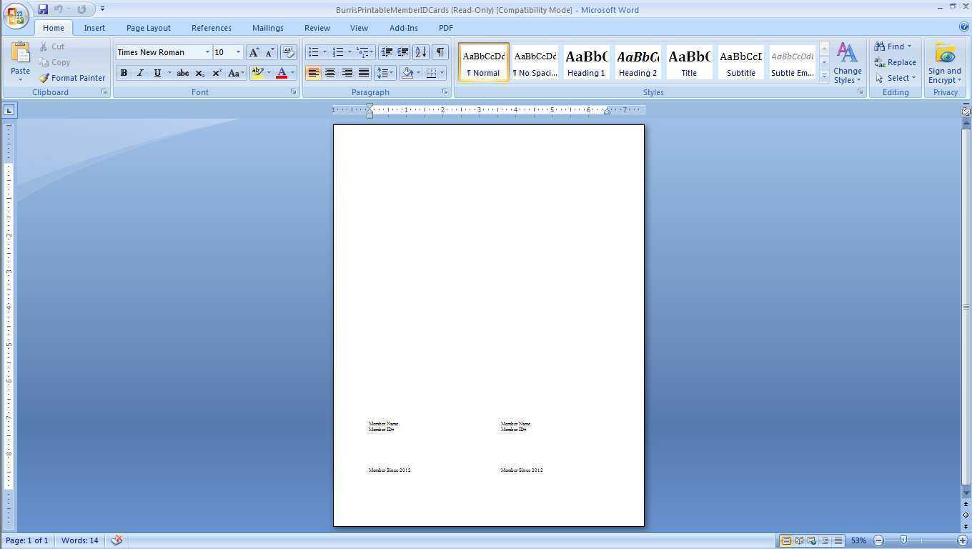68 How To Make A Blank Card Template For Ms Wordhow To With Template For Cards In Word