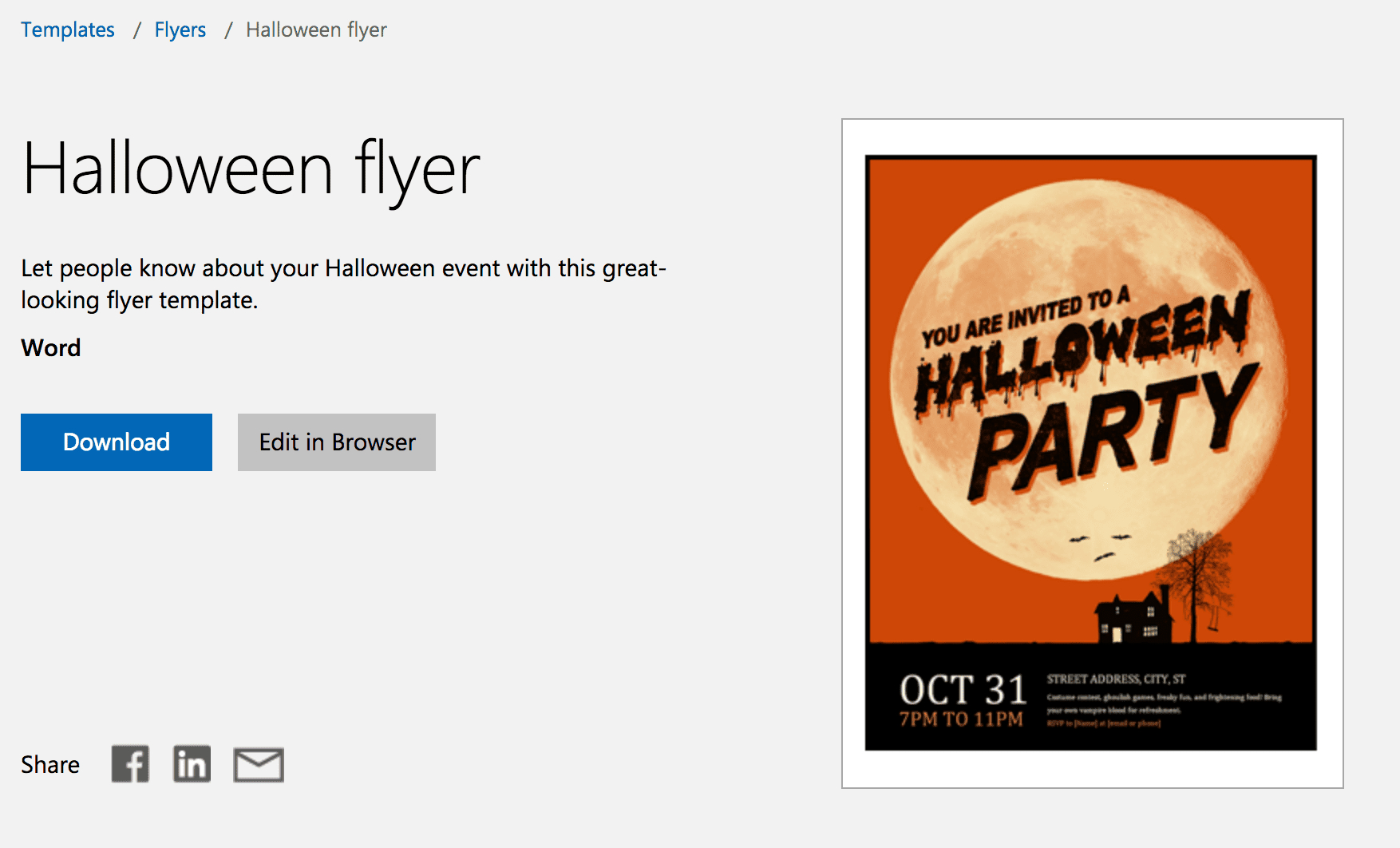 7 Free Halloween Themed Templates For Microsoft Word Regarding Halloween Costume Certificate Template