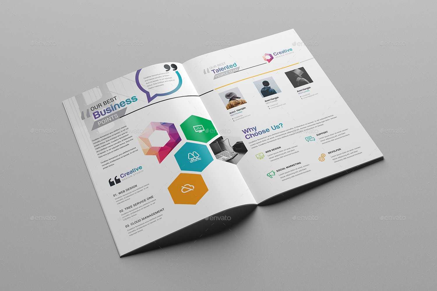 76+ Premium & Free Business Brochure Templates Psd To Inside Brochure Template Illustrator Free Download