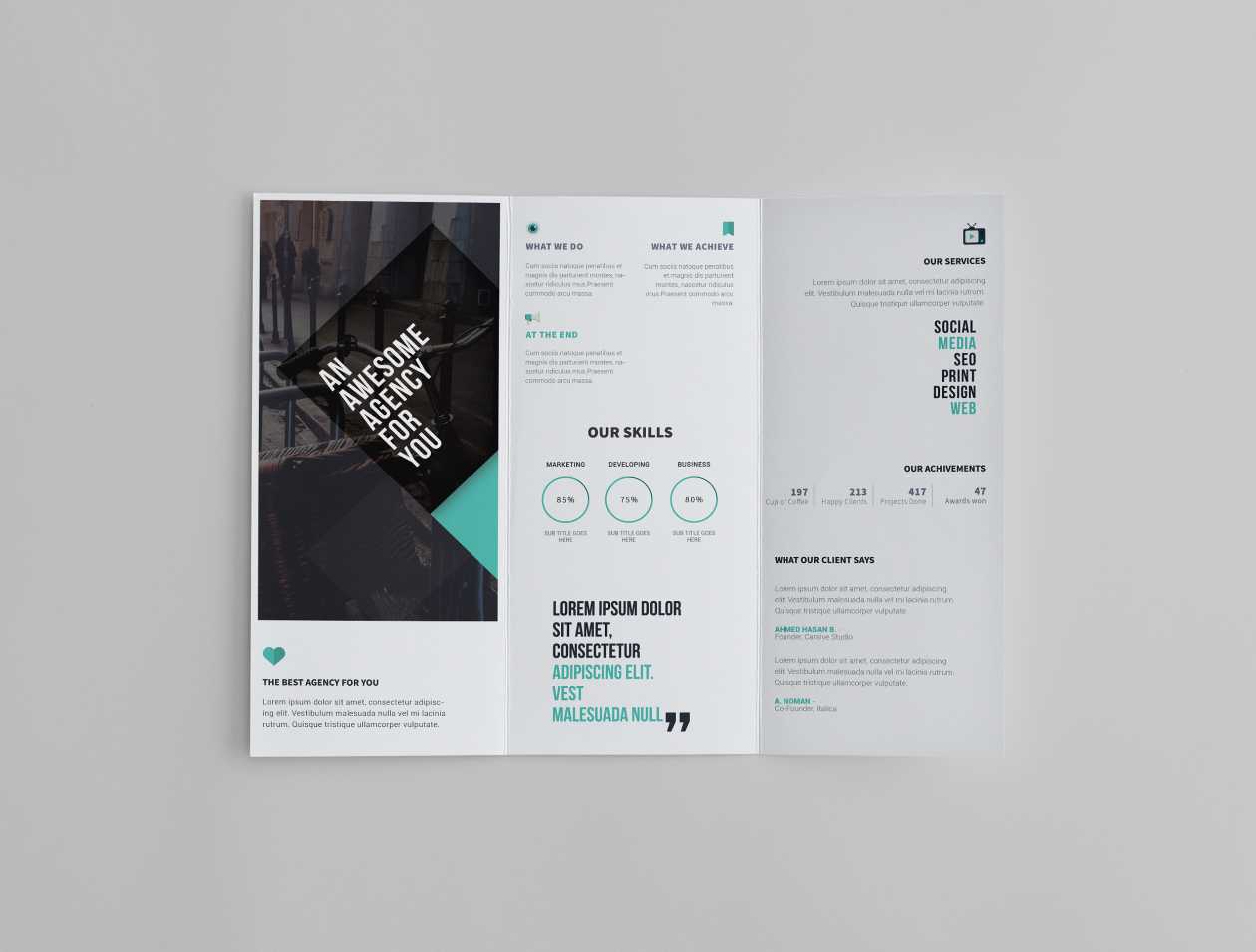 76+ Premium & Free Business Brochure Templates Psd To Regarding Brochure Template Illustrator Free Download