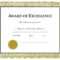8 Certificate Of Achievement Template Word Free Printable In Soccer Award Certificate Template