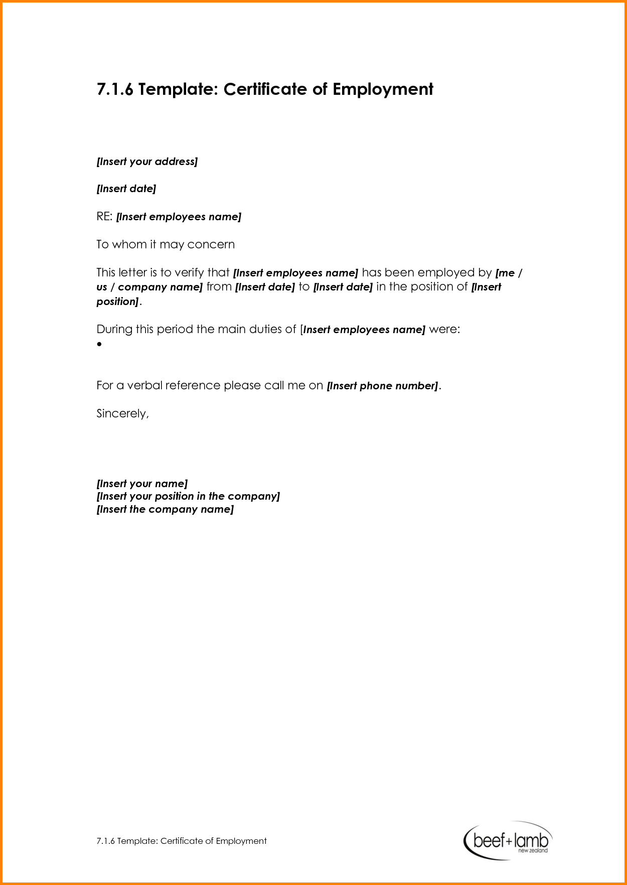 8+ Certificate Of Employment Template | Memo Templates Intended For Employee Certificate Of Service Template