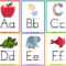 8 Free Printable Educational Alphabet Flashcards For Kids With Regard To Free Printable Flash Cards Template