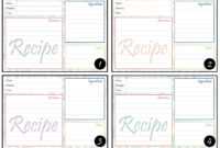 8 Free Recipe Card Templates Excel Pdf Formats Here Are My within Fillable Recipe Card Template