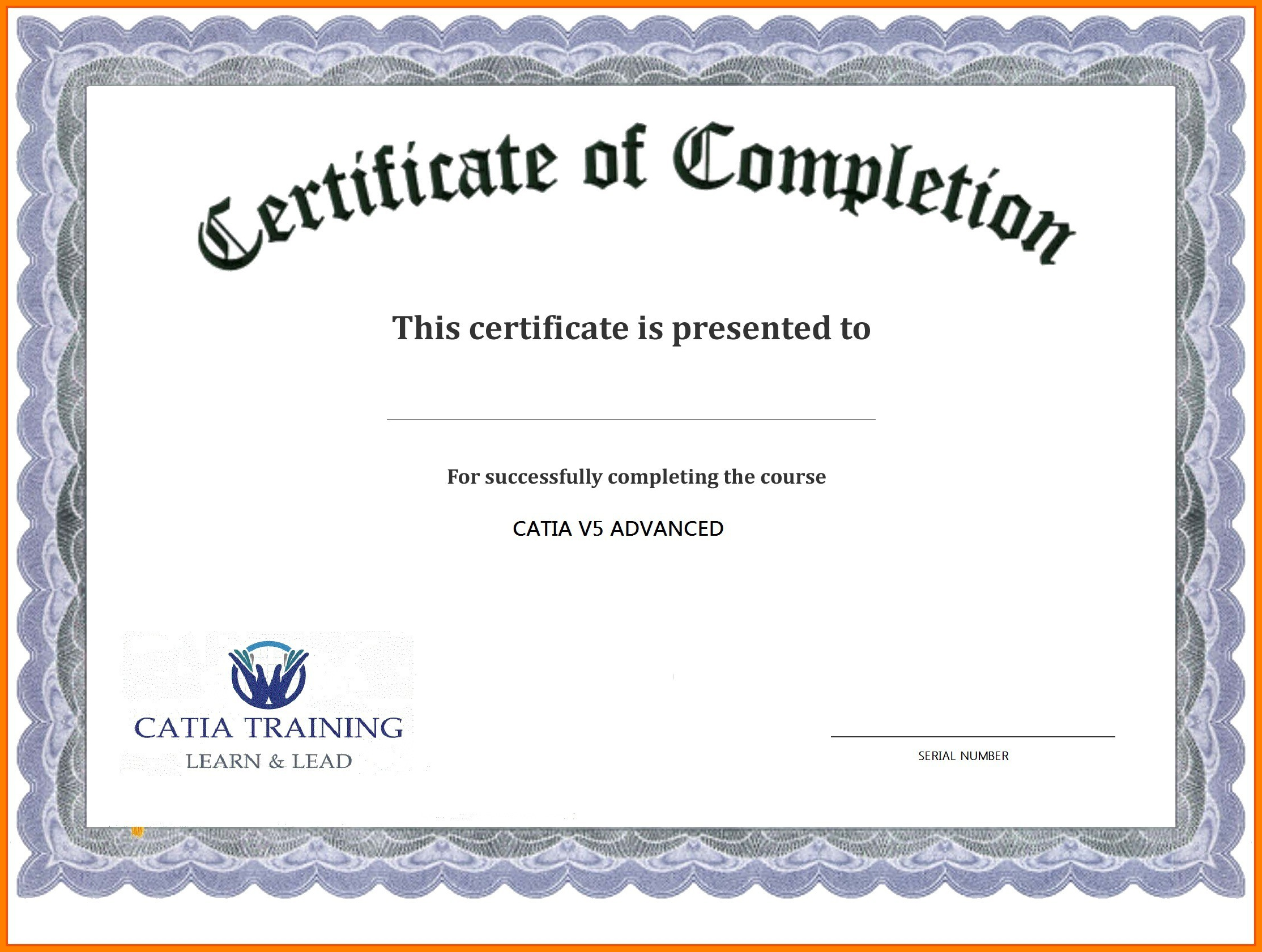 8+ Free Template Certificates In Word | Trinity Training Inside Certificate Of Completion Free Template Word