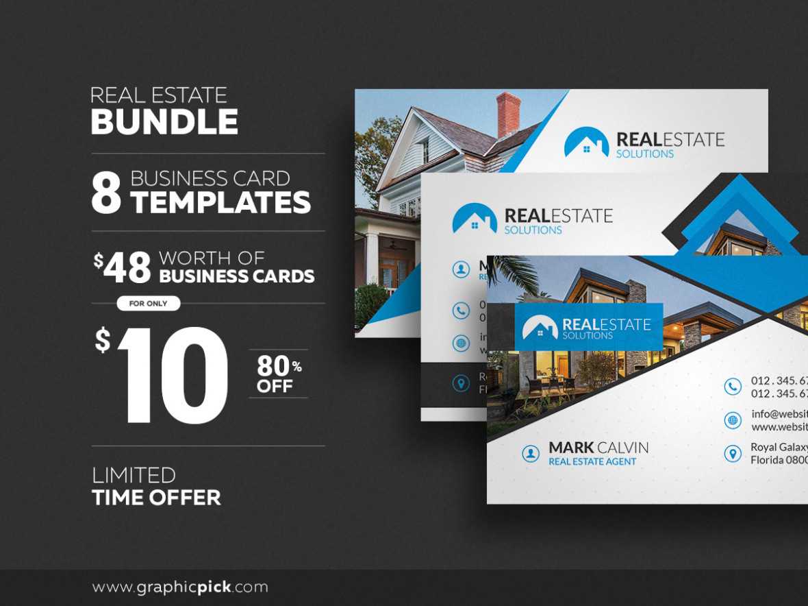 8 Real Estate Business Cards – Graphic Pick With Regard To Real Estate Business Cards Templates Free