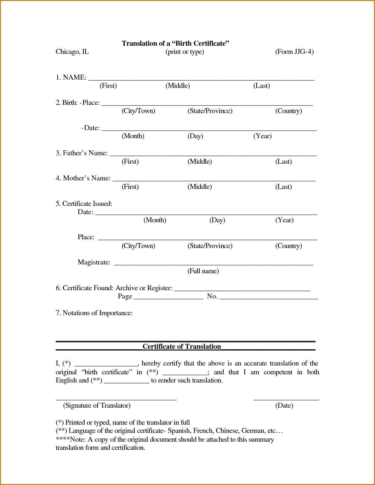9+ Affidavit Of Birth Examples – Pdf | Examples Intended For Birth Certificate Templates For Word