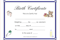 A Birth Certificate Template | Safebest.xyz pertaining to Birth Certificate Templates For Word