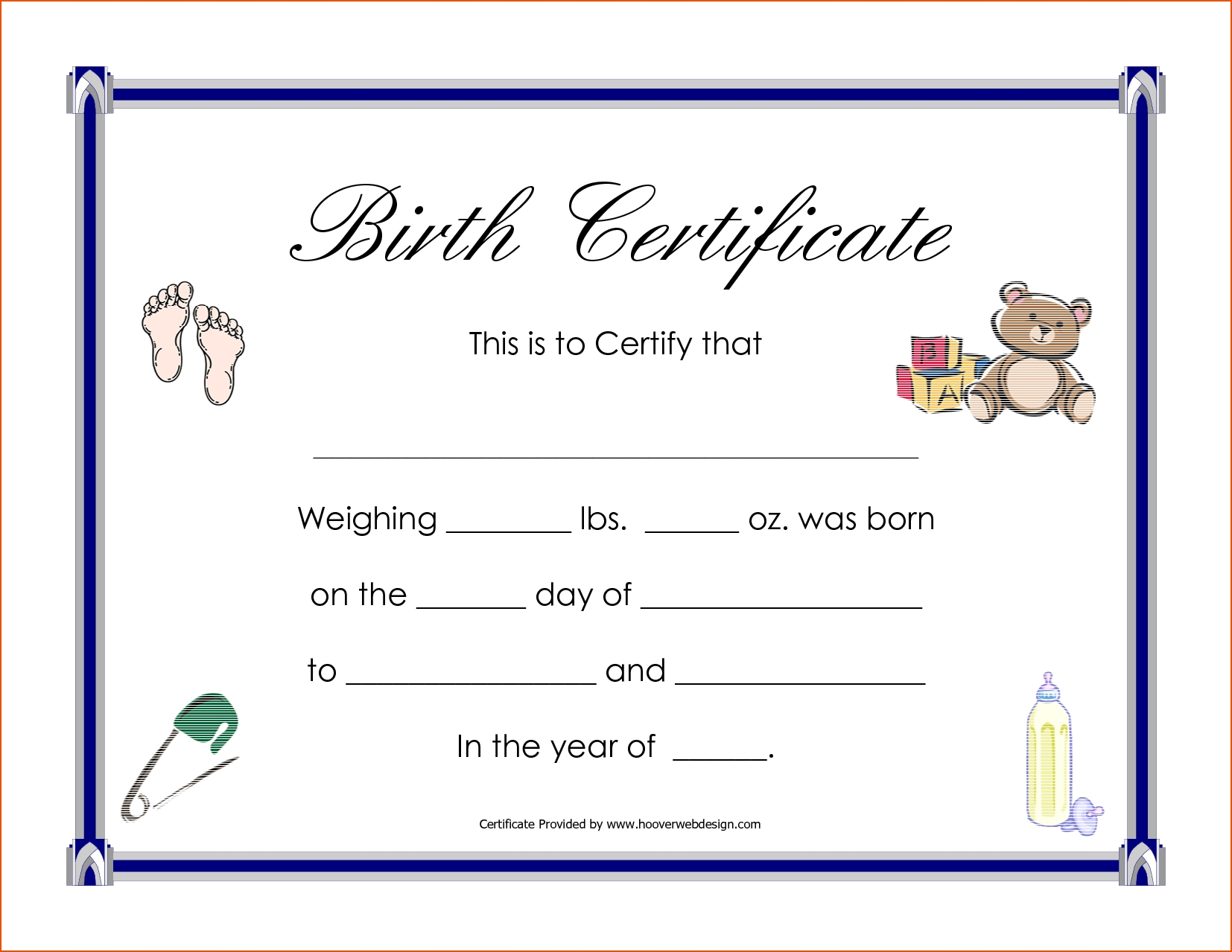 A Birth Certificate Template | Safebest.xyz Pertaining To Birth Certificate Templates For Word