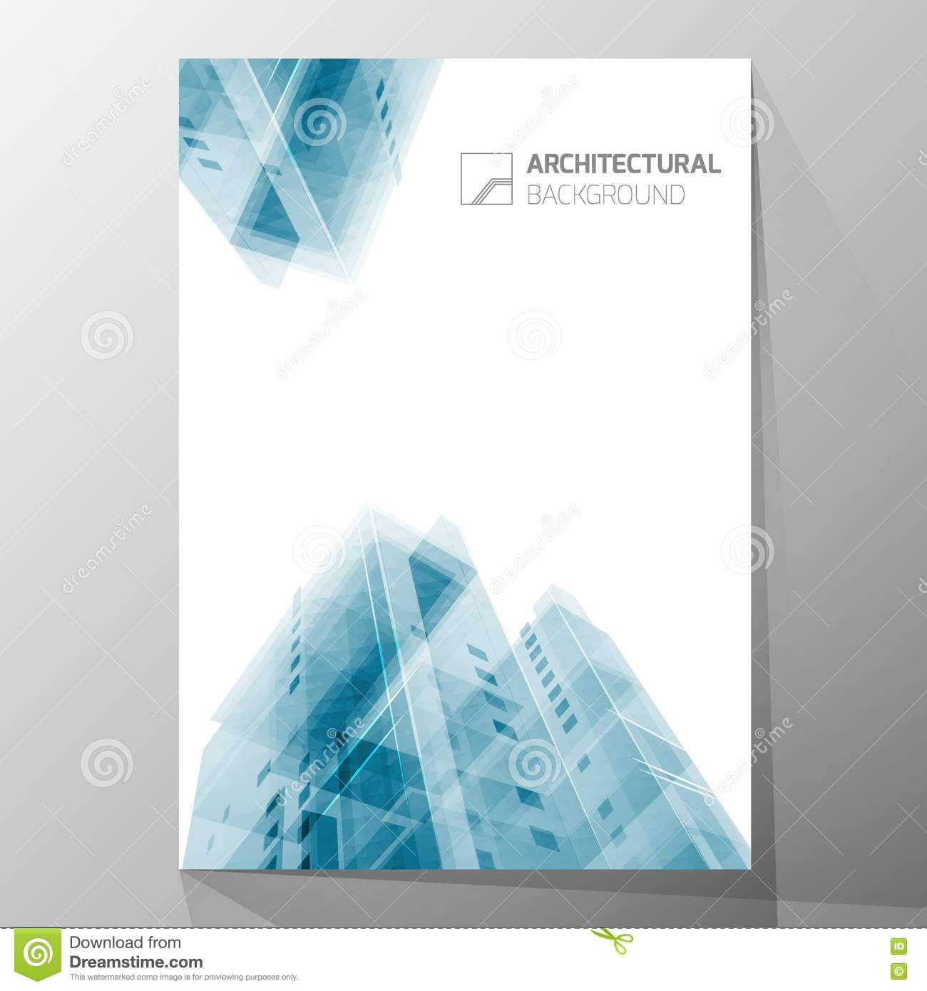 Abstract Architecture Background, Layout Brochure Template With Regard To Architecture Brochure Templates Free Download