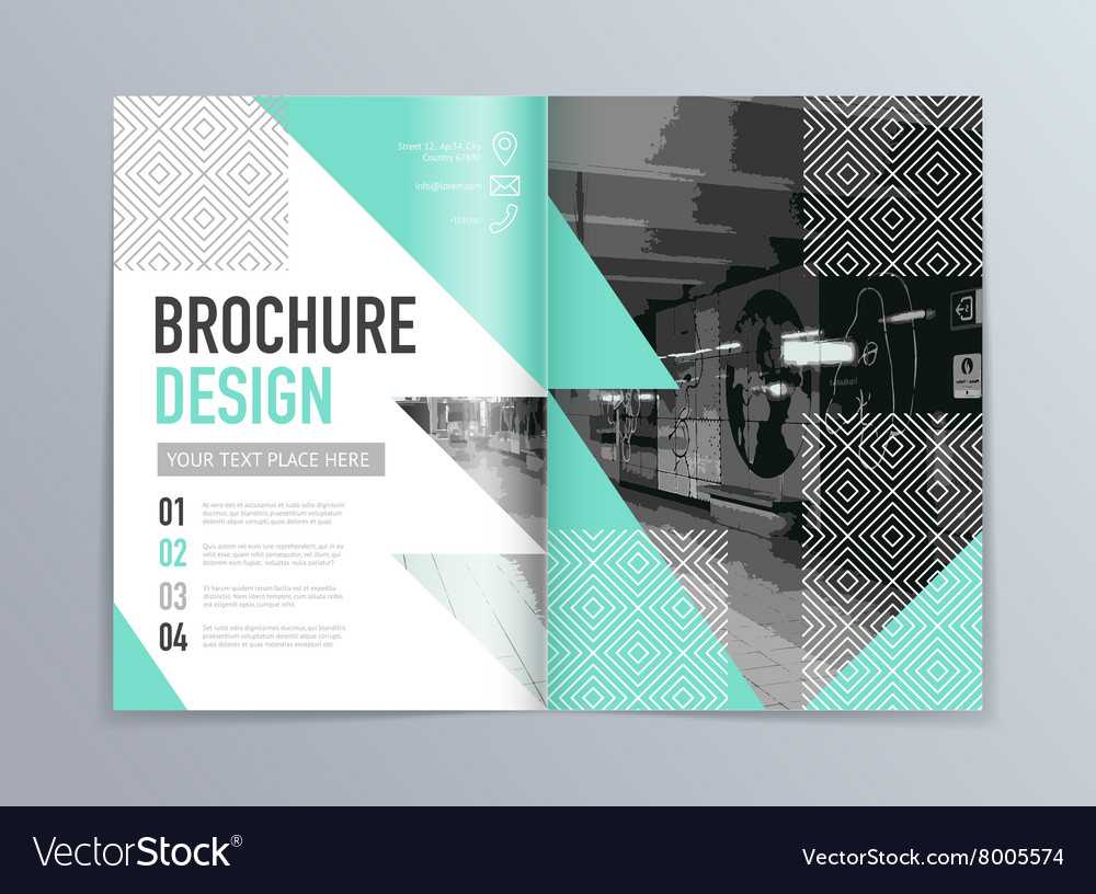 Abstract Brochure Design Template In A4 Size For Engineering Brochure Templates Free Download