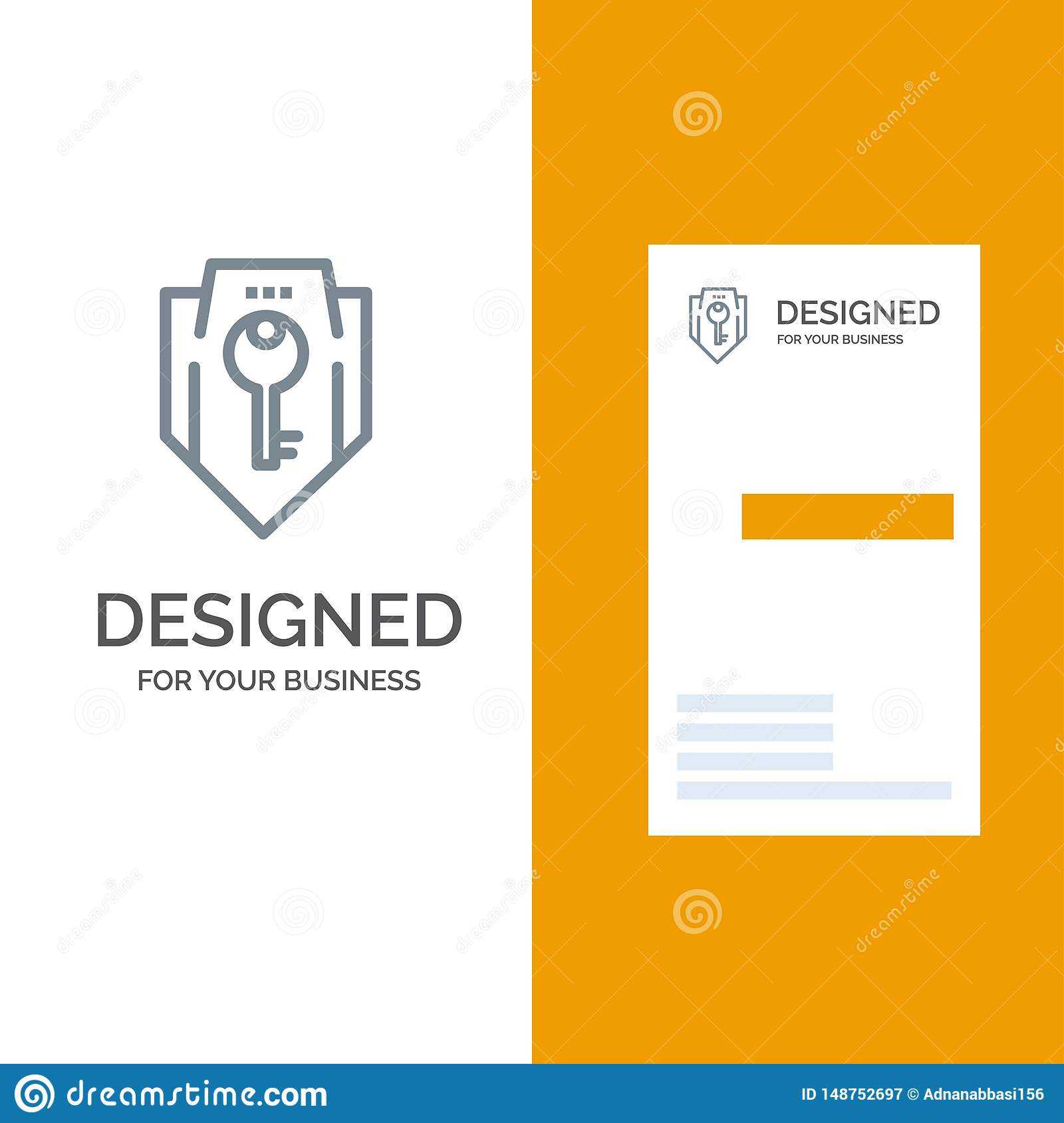Access, Key, Protection, Security, Shield Grey Logo Design With Regard To Shield Id Card Template