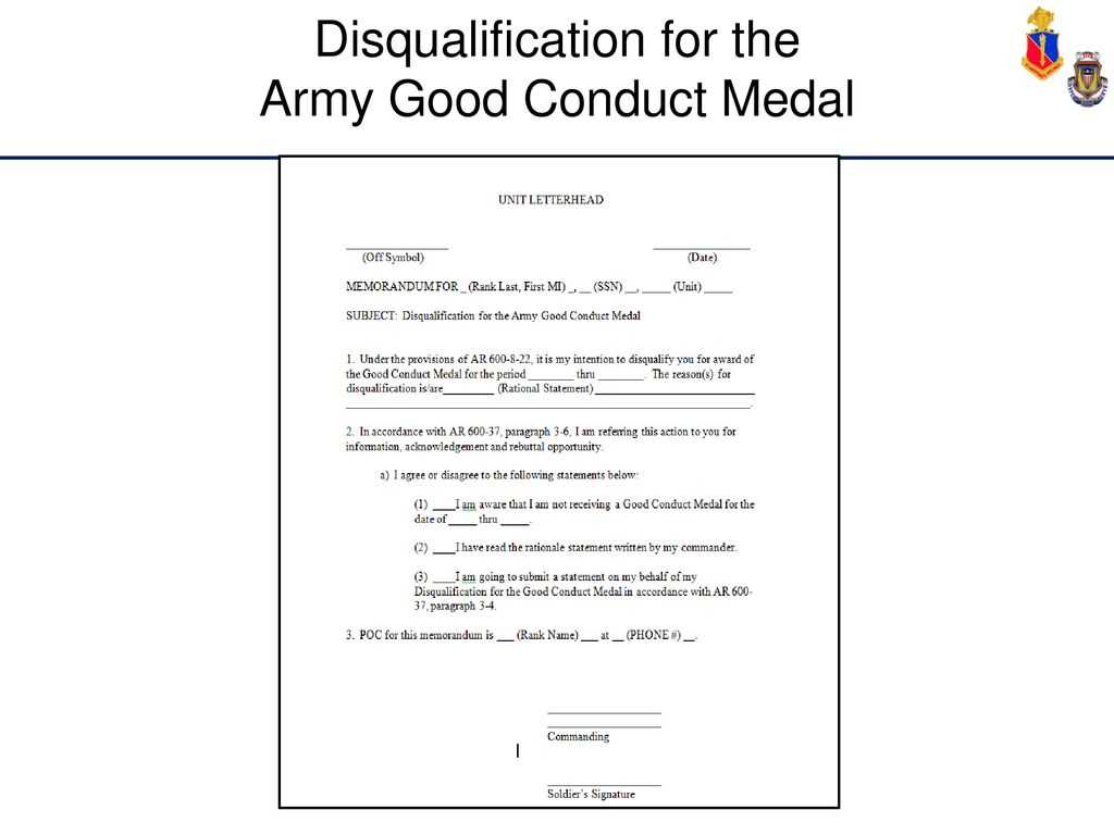 Administer Awards And Decorations – Ppt Download Throughout Army Good Conduct Medal Certificate Template