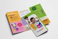 After School Care Tri-Fold Brochure Template In Psd, Ai pertaining to Tri Fold School Brochure Template