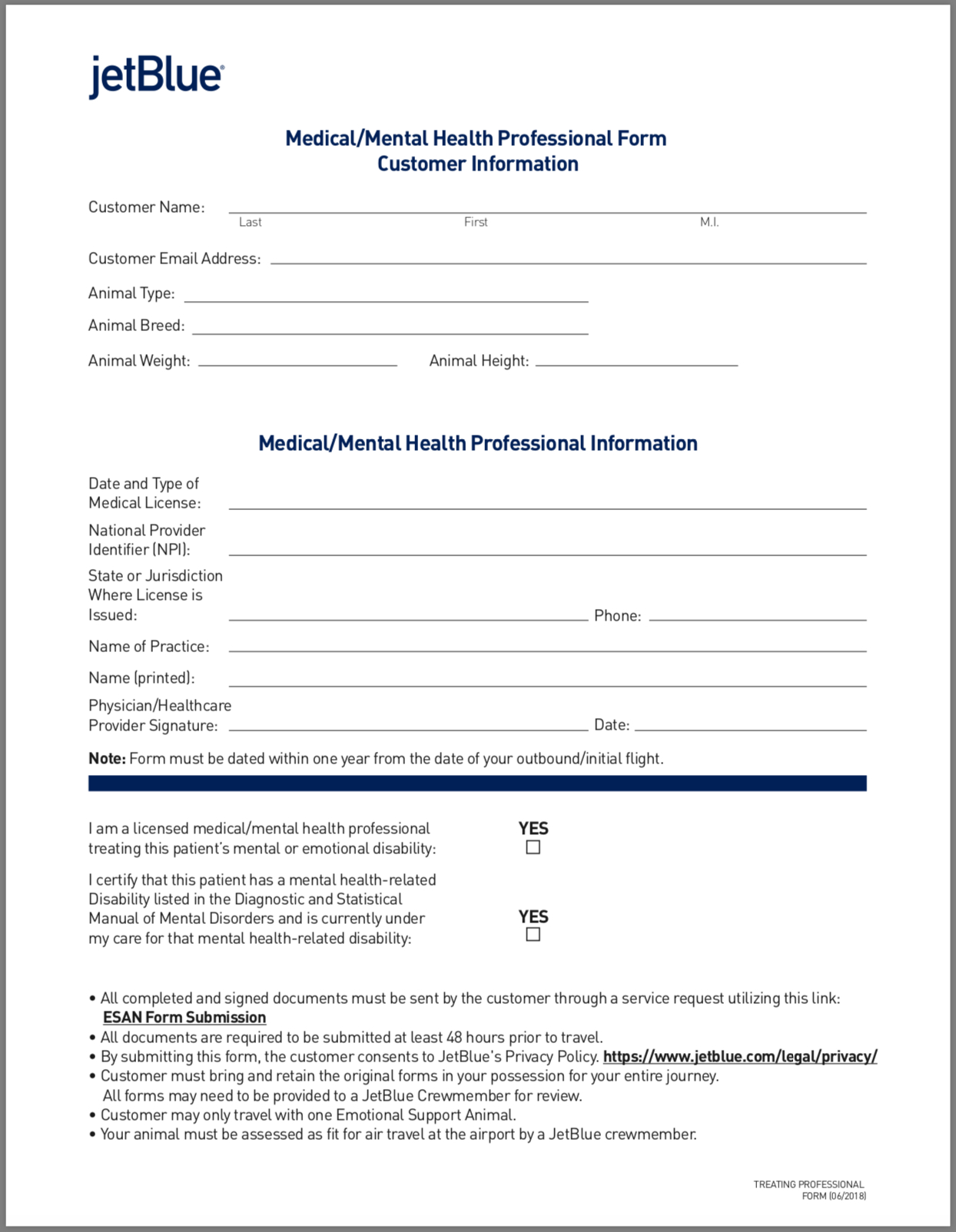 Airline Requirements For Traveling With An Emotional Support Intended For Fit To Fly Certificate Template