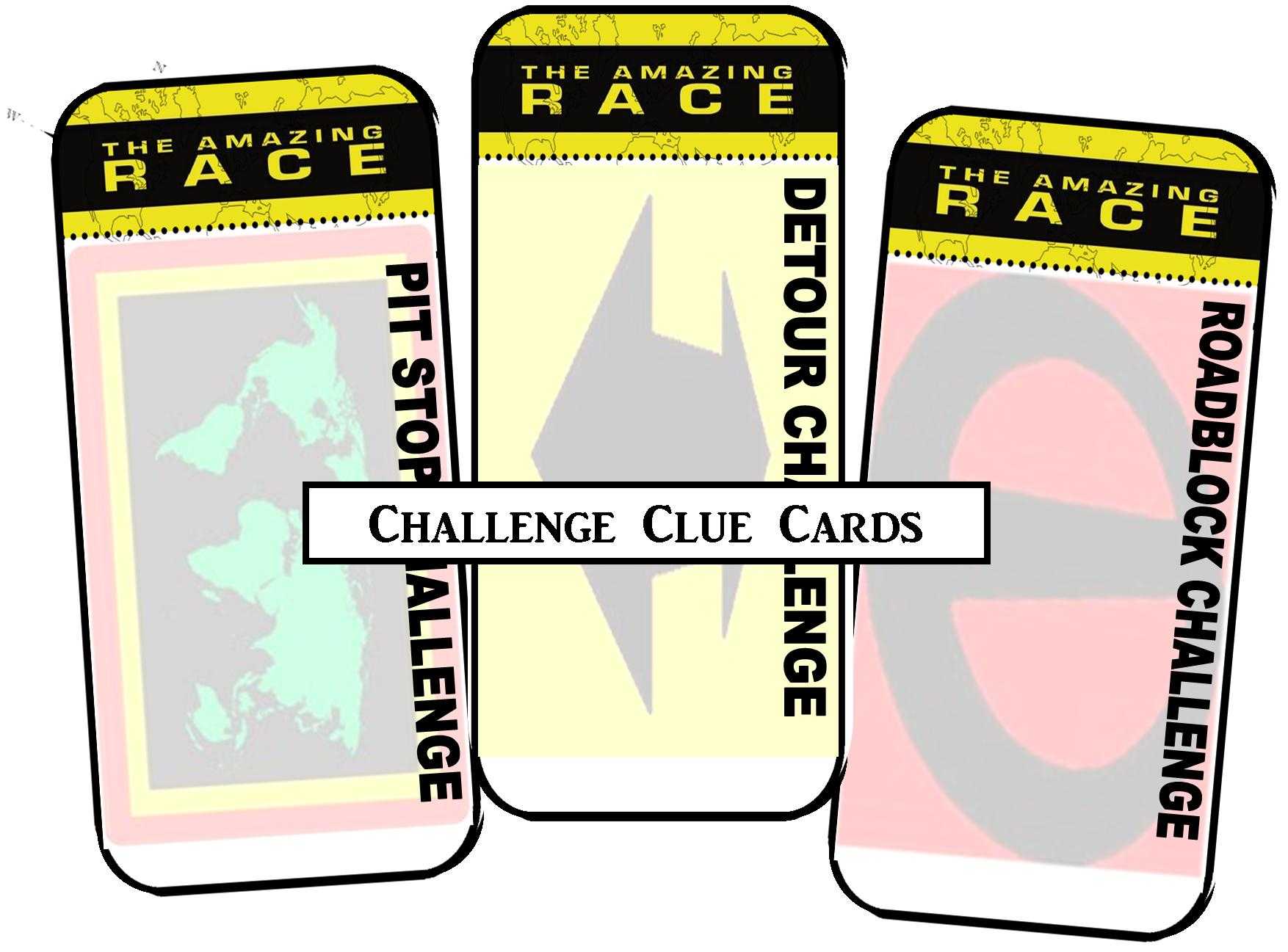 Amazing Race Printables Review | Concert Katie Pertaining To Clue Card Template