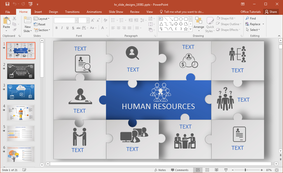 Animated Hr Powerpoint Template With Regard To What Is Template In Powerpoint