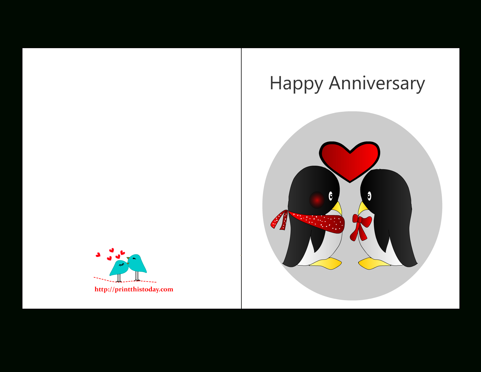 Anniversary Cards – Milas.westernscandinavia Throughout Anniversary Card Template Word