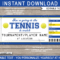 Any Occasion Tennis Gift Tickets with Tennis Gift Certificate Template