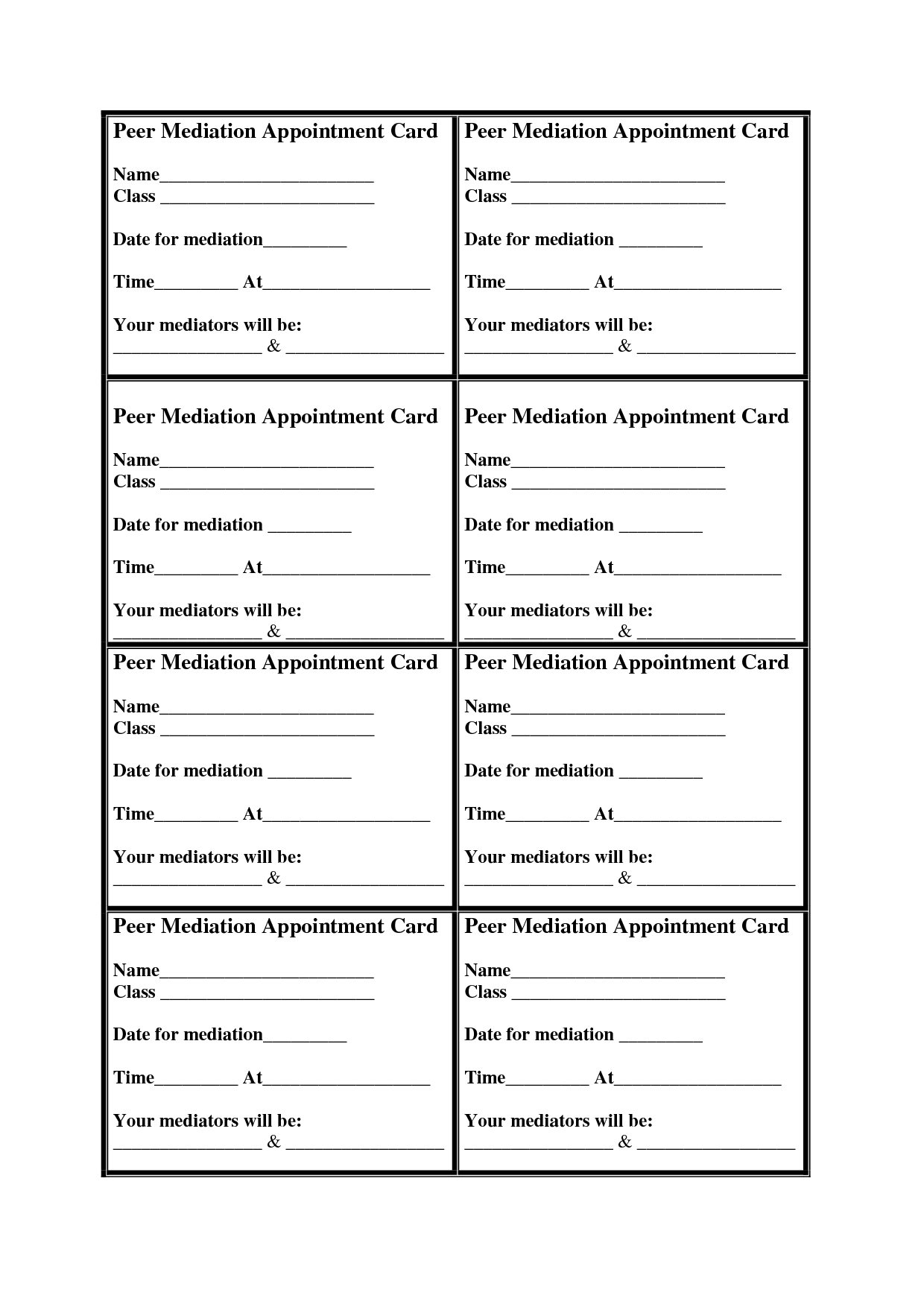 Appointment Cards Templates Free ] – Generic Appointment With Regard To Medical Appointment Card Template Free