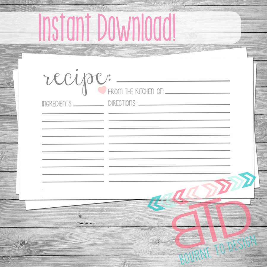 Avery Recipe Card Templates – Milas.westernscandinavia Pertaining To 4X6 Photo Card Template Free