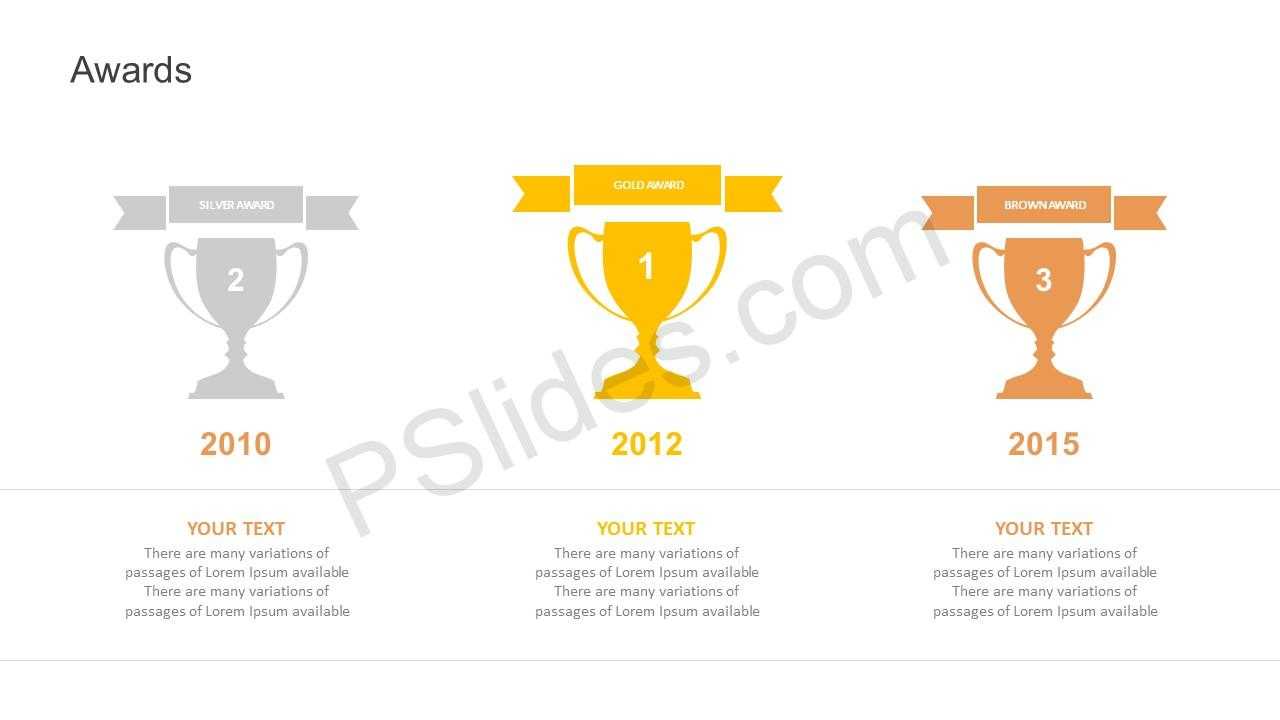 Awards Powerpoint Template In Powerpoint Award Certificate Template