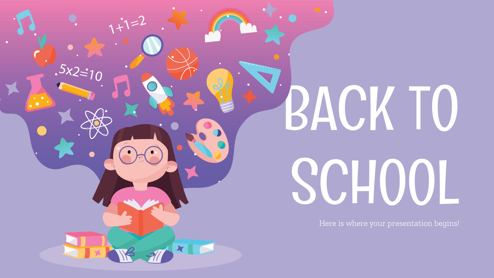 Back To School Social Media Theme For Google Slides And In Back To School Powerpoint Template