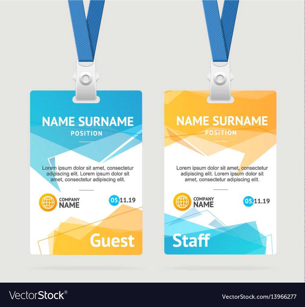 Badge Id Template – Milas.westernscandinavia For Shield Id Card Template