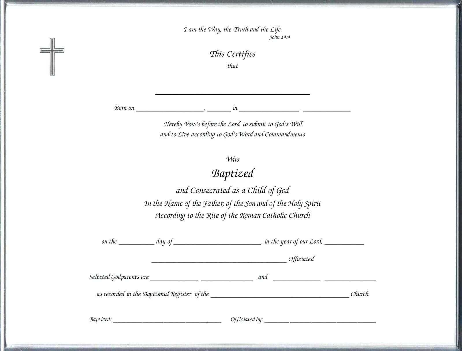 Baptism Certificate Template – Harryatkins Intended For Roman Catholic Baptism Certificate Template
