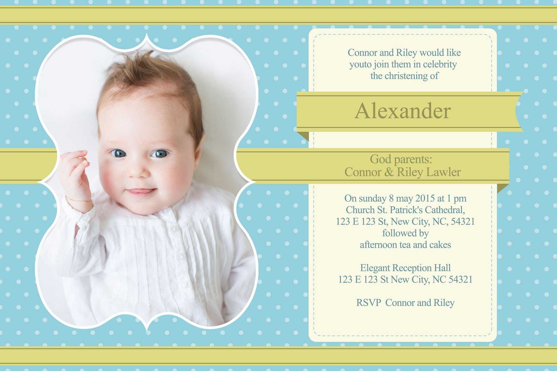 Baptism Invitation : Baptism Invitation Template Throughout Baptism Invitation Card Template