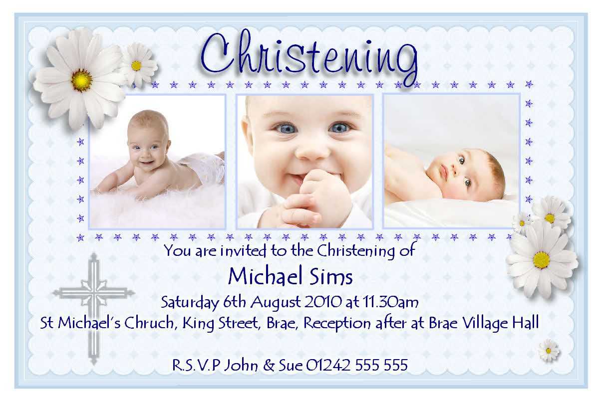 Baptism Invitation Card : Baptism Invitation Card Maker Free Within Baptism Invitation Card Template