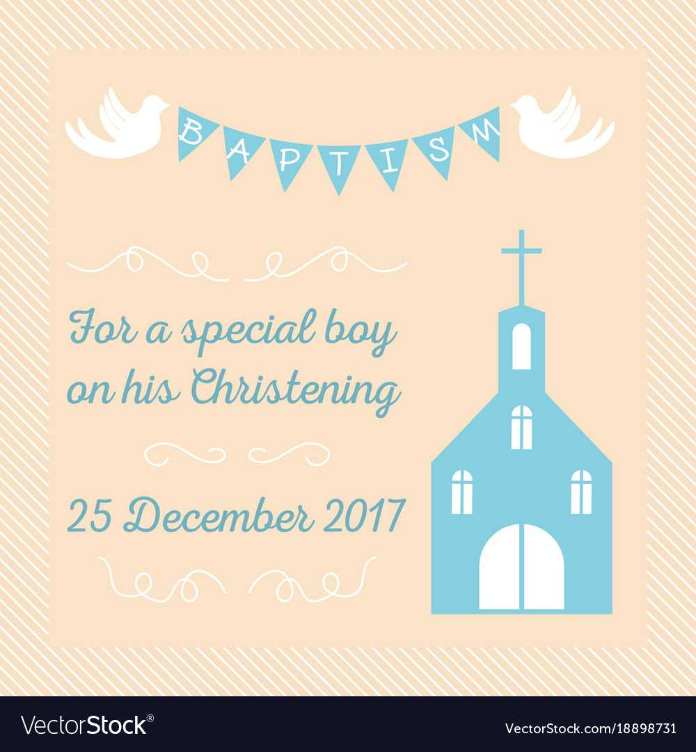 Baptism Invitation Template Pertaining To Baptism Invitation Card Template